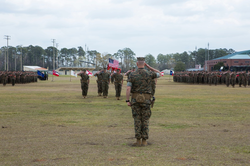 8th Marines Change of Command