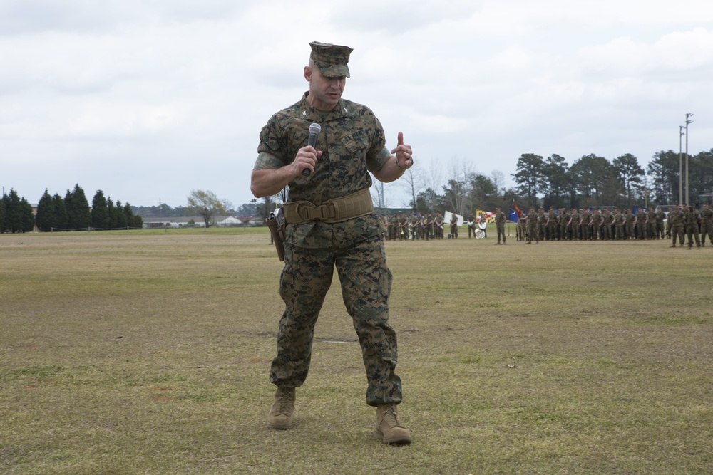 8th Marines Change of Command