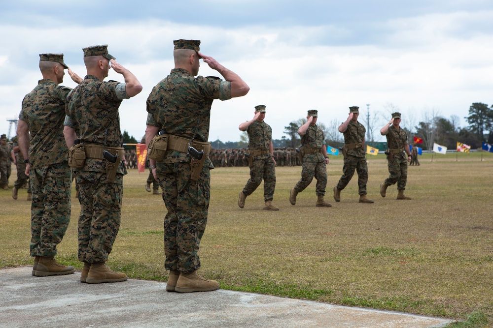 8th Marines Change of Command