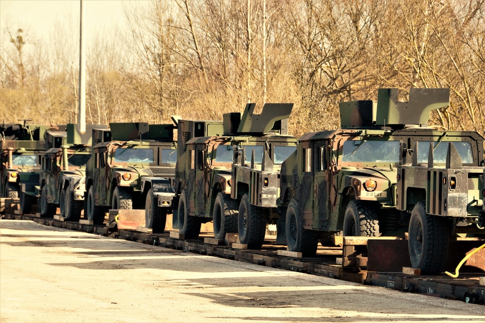 DVIDS - Images - U.S. Army Vehicles Arrive in Orzysz Poland [Image 5 of 8]