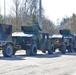 U.S. Army Vehicles Arrive in Orzysz Poland