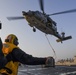USS Wayne E. Meyer Conducts a Vertical Replenishment-at-Sea on the Forecastle