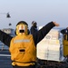 USS Wayne E. Meyer Conducts a Vertical Replenishment-at-Sea on the Forecastle