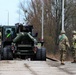 The 2nd Stryker Cavalry Regiment equipment arrives in Orzysz Poland