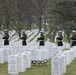 Graveside service for U.S. Marine Pvt. Harry K. Tye, killed during the Battle of Tarawa in World War II, takes place at Arlington National Cemetery