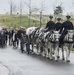 Graveside service for U.S. Marine Pvt. Harry K. Tye, killed during the Battle of Tarawa in World War II, takes place at Arlington National Cemetery