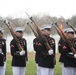 Graveside service for U.S. Marine Pvt. Harry K. Tye, killed during the Battle of Tarawa in World War II, takes place at Arlington National Cemetery