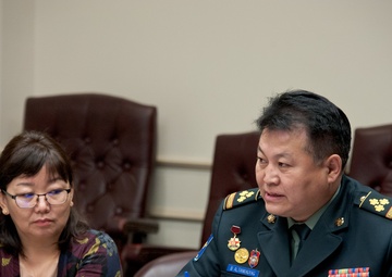 Mongolian Armed Forces Delegation Visits Air University