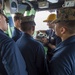 USS Bonhomme Richard (LHD 6) 31st MEU Marines tour the Bridge