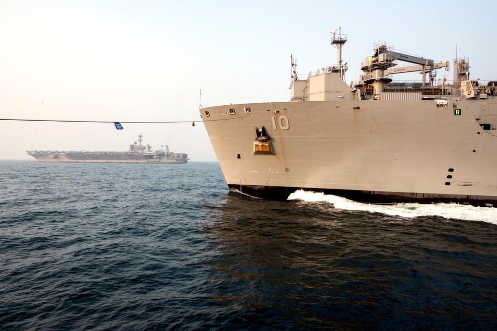 USS Lake Champlain (CG 57) Replenishment-at-Sea