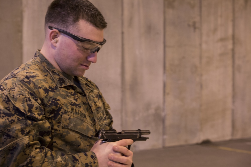 Marines with MRF-E send rounds downrange