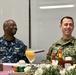 Adm. John Richardson, Chief of Naval Operations and Capt. Lavencion V. Starks, commanding officer,  U.S. Naval Hospital Rota, discuss the hospital’s health care within the region