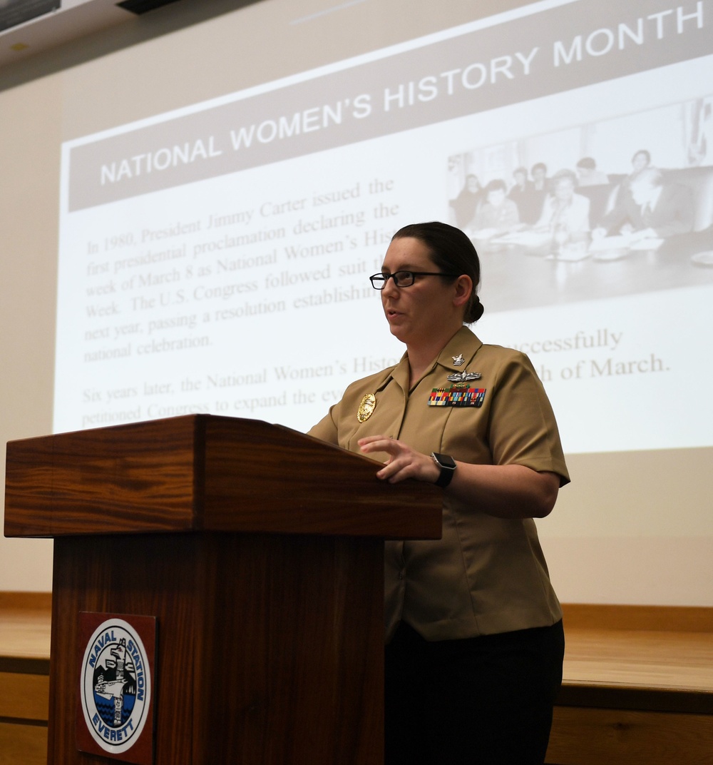 Naval Station Everett Celebrates Women's History Month