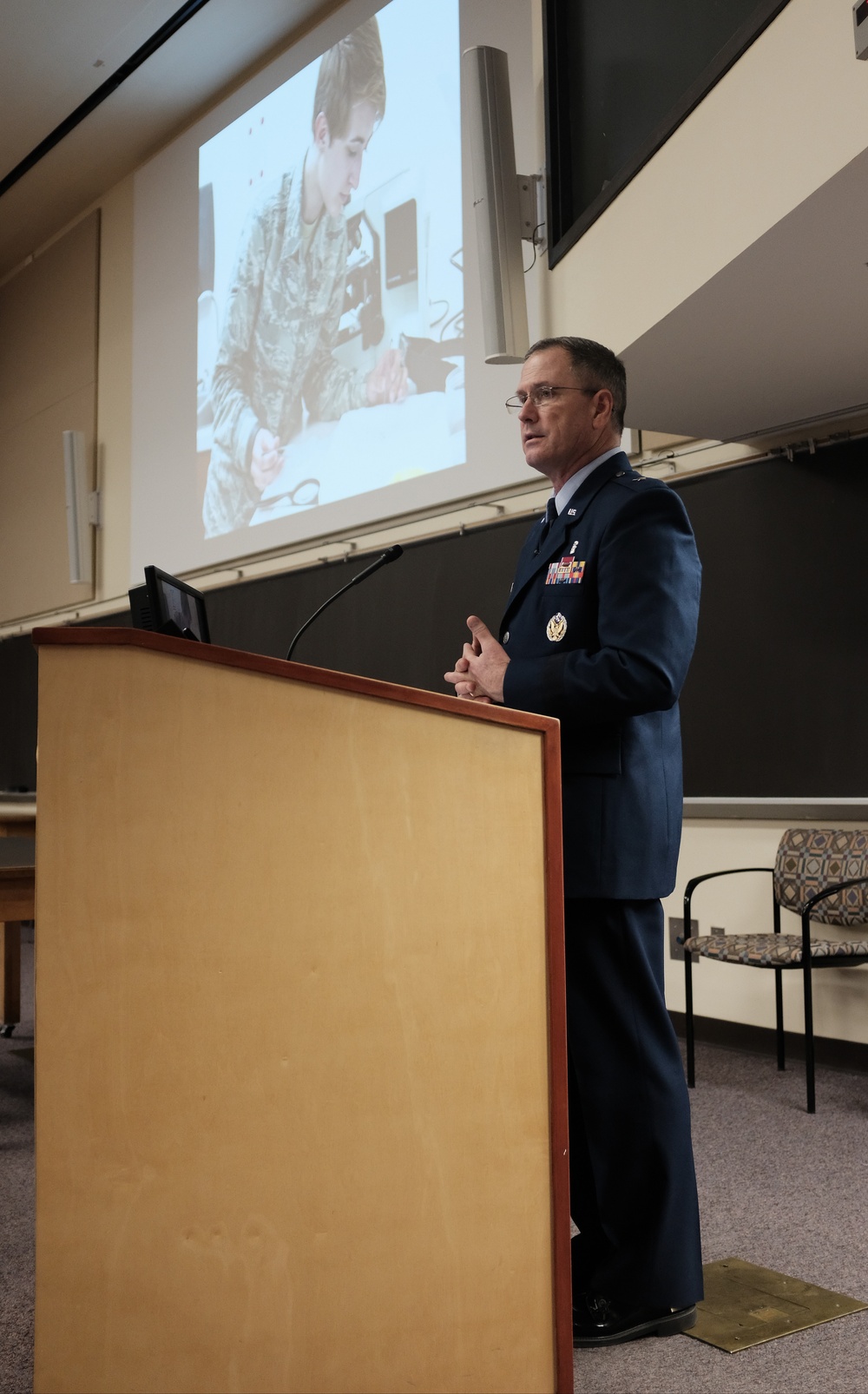 Brigadier General James Dienst at Vanderbilt University