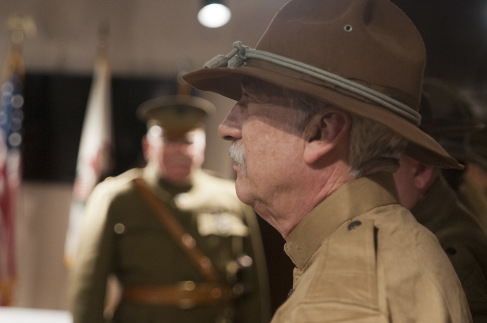 World War I Living Historian recreates Muster