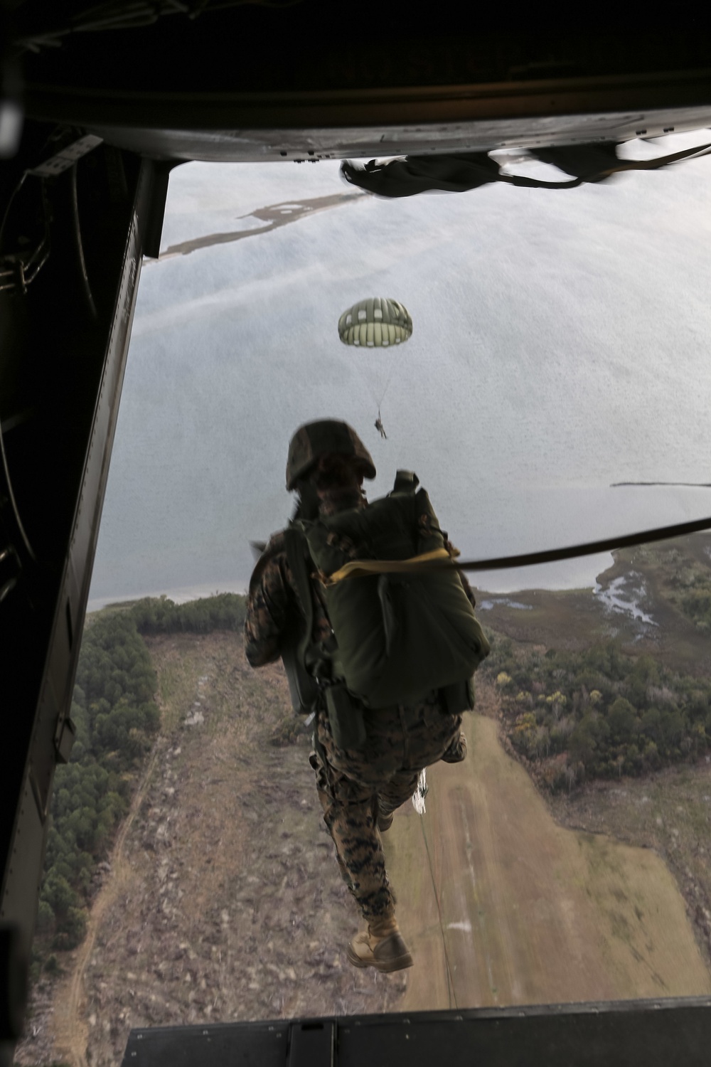 2nd TSB conducts a parachute jump
