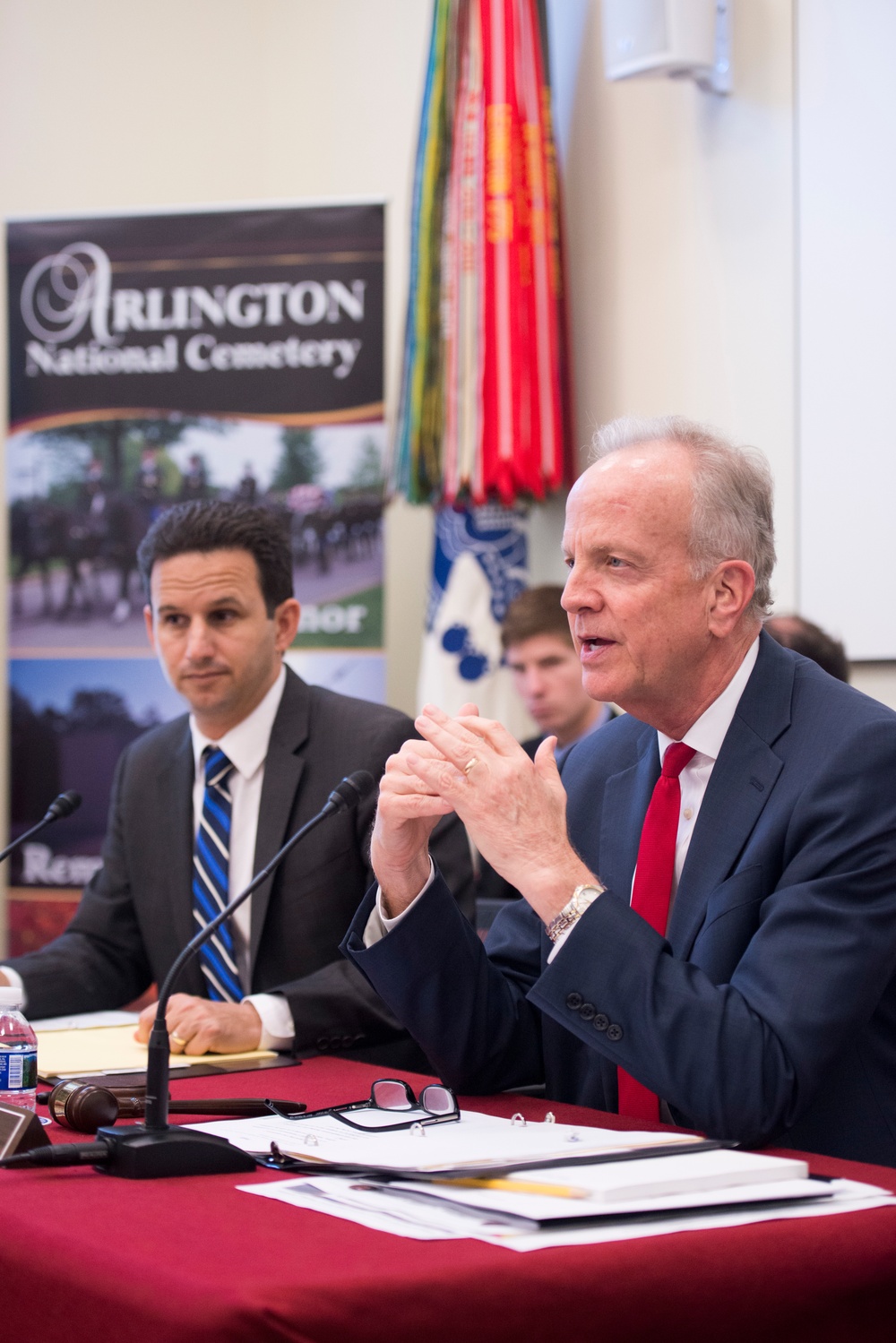 The U.S. Senate subcommittee on Military Construction, Veterans Affairs, and Related Agencies conducted a field hearing at Arlington National Cemetery