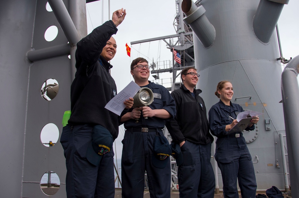 USS Bonhomme Richard (LHD 6) Replenishment-at-Sea