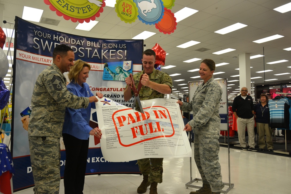 Your Holiday Bill Is On Us Winner - Davis-Monthan AFB