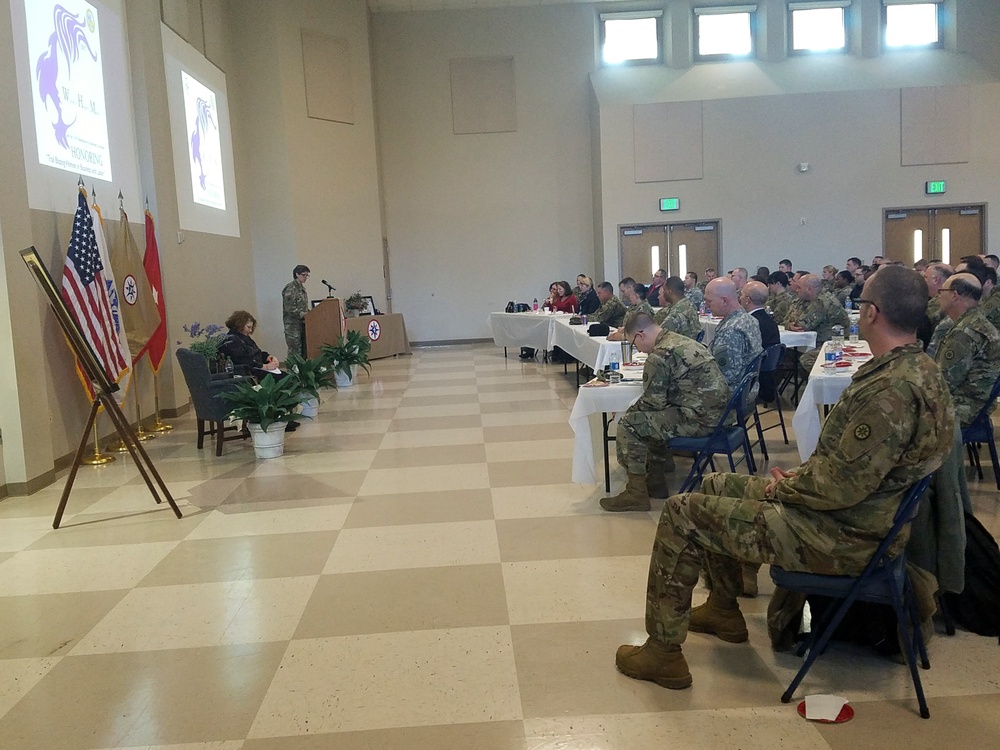 316th Army Reserve Honor Woman's History Month