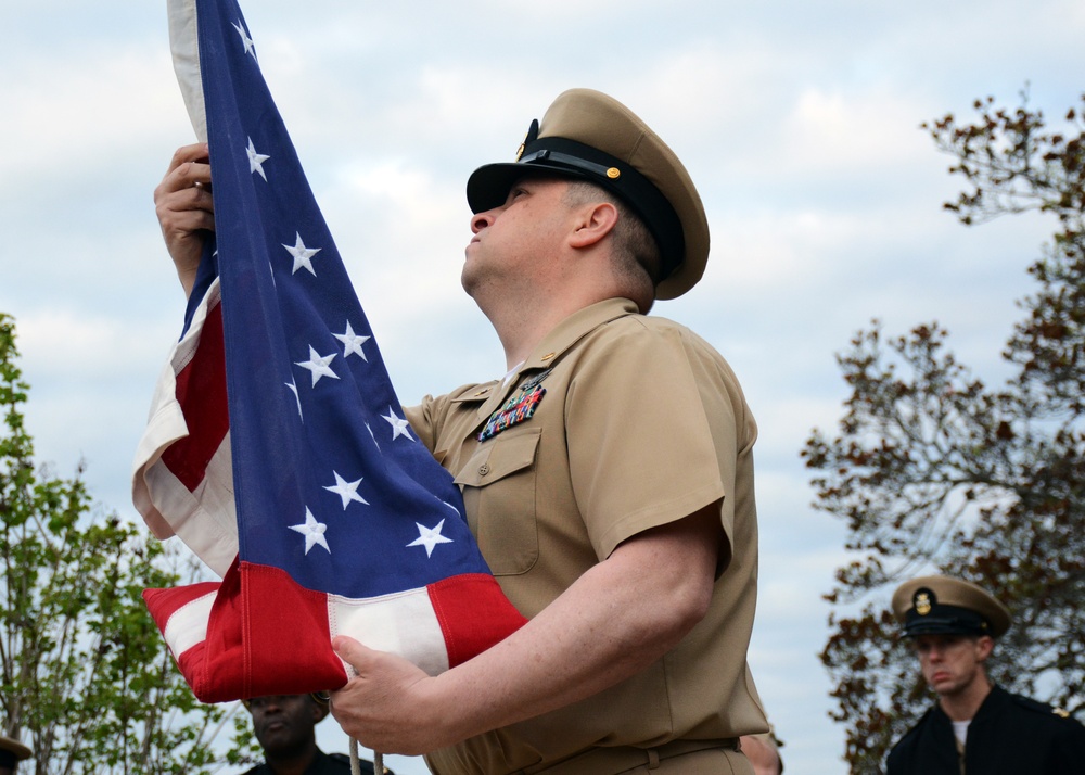 NAS Patuxent River CPOA Flag Raising