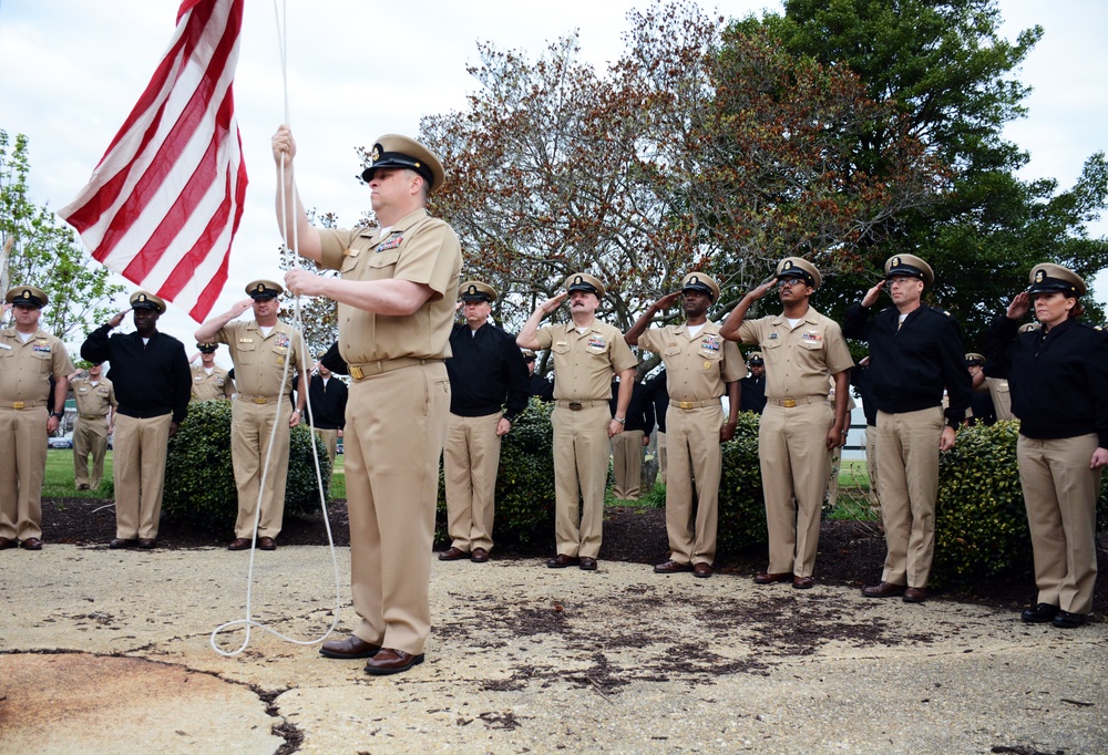 NAS Patuxent River CPOA Flag Raising