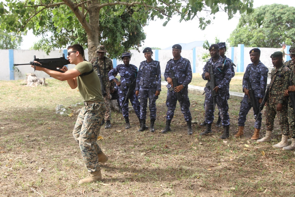 U.S. Marines build partnerships in Ghana