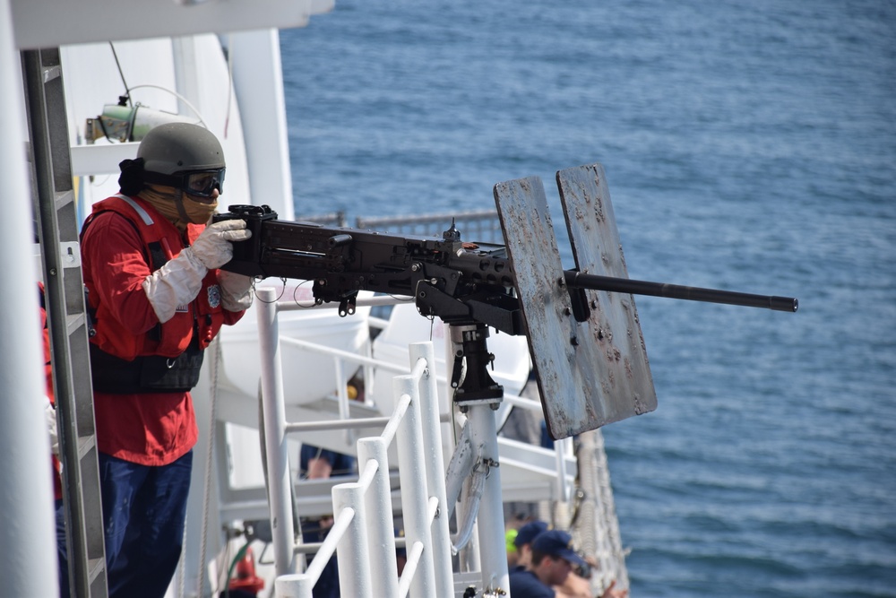 Coast Guard Cutter Seneca patrols Eastern Pacific Ocean