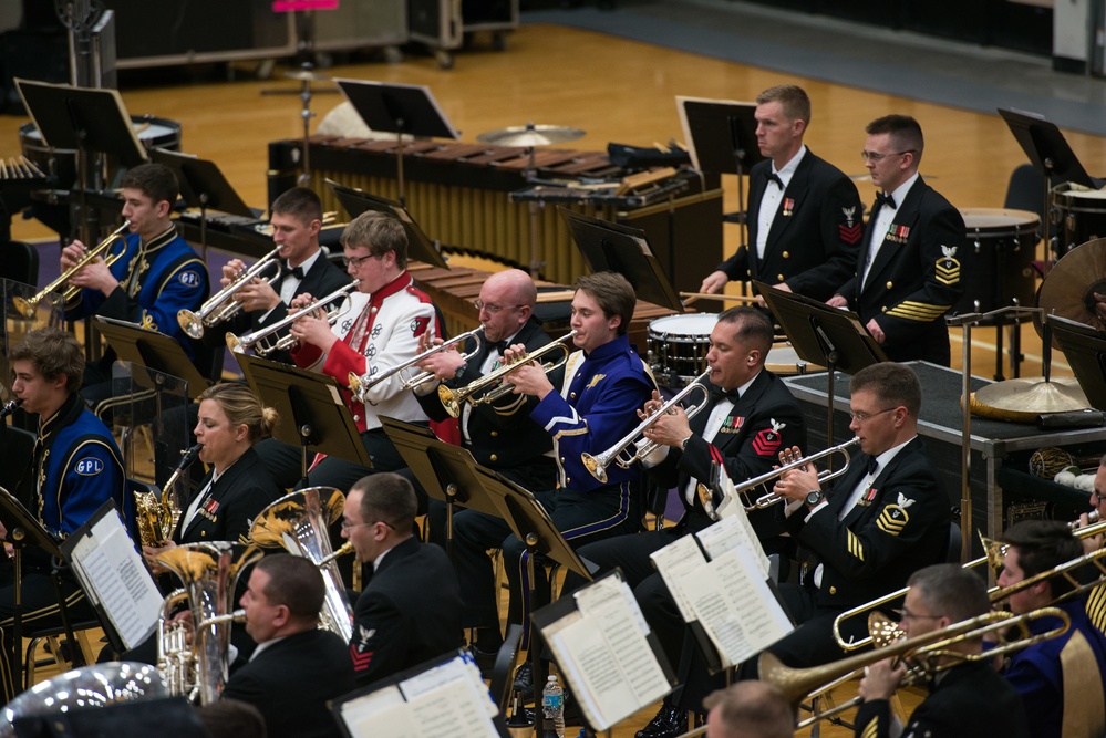 Navy Band visits Watertown