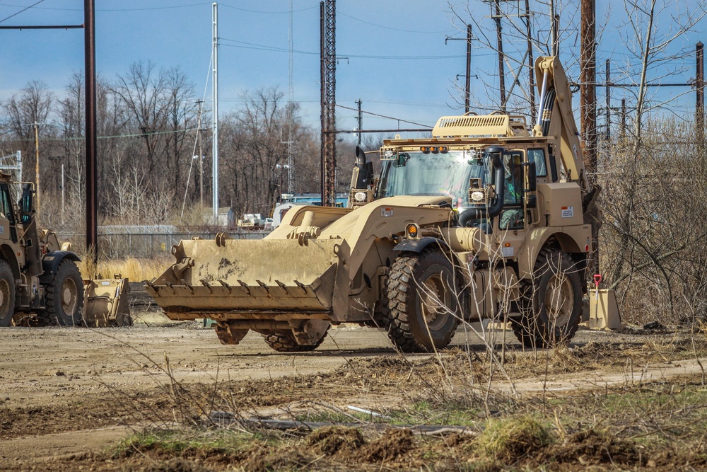 Engineers Clear Train Yard
