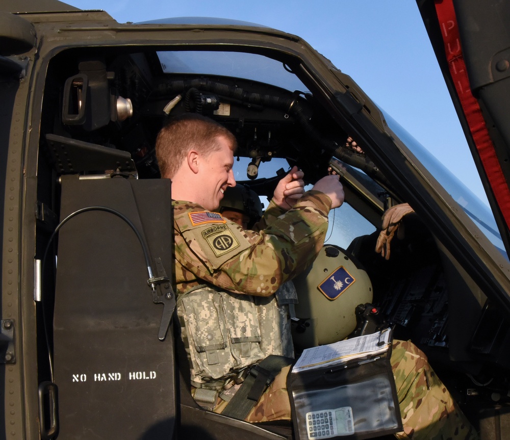 South Carolina National Guard Blackhawk supports Vigilant Guard