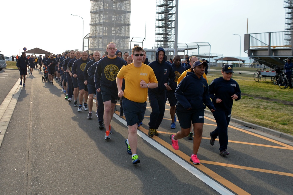 FLEACT Yokosuka and Far East Chief  Petty Officer's Mess pride run