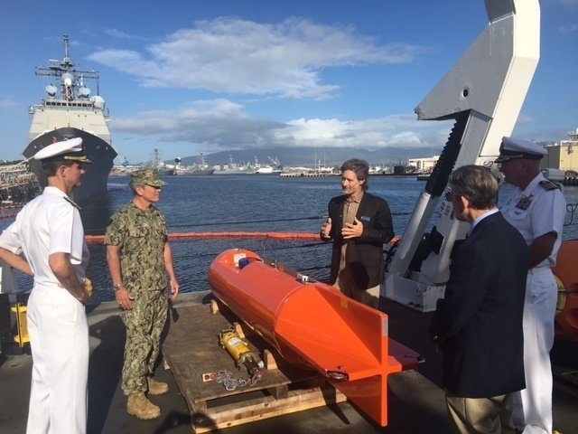 USPACOM Commander Tours Naval Oceanographic Ship