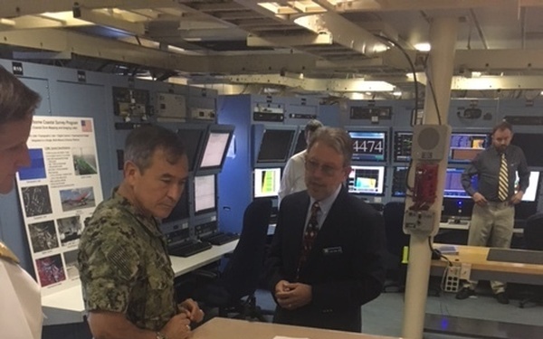 USPACOM Commander Tours Naval Oceanographic Ship