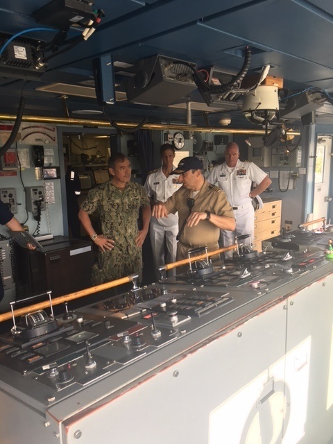 USPACOM Commander Tours Naval Oceanographic Ship