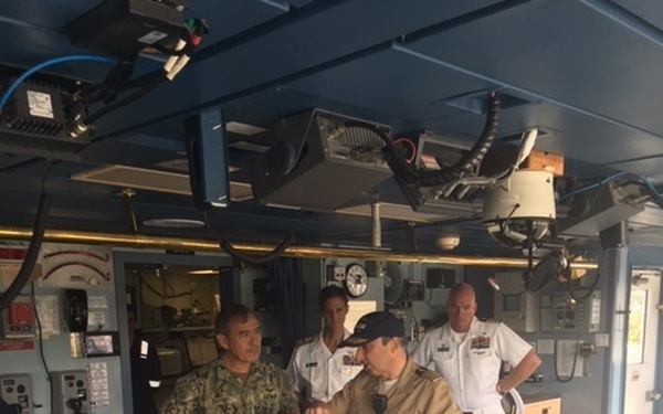USPACOM Commander Tours Naval Oceanographic Ship