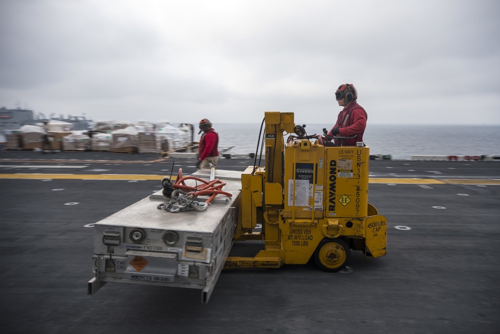 RAS aboard USS Bonhomme Richard (LHD 6)