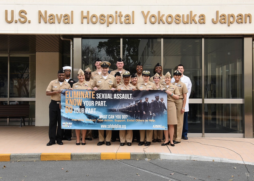 SEXUAL ASSAULT AWARENESS AND PREVENTION MONTH BEGINS AT USNH YOKOSUKA