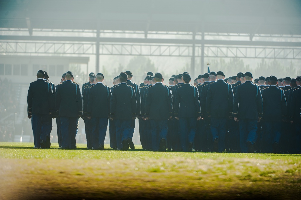 Basic Training Graduation. From a unique perspective.