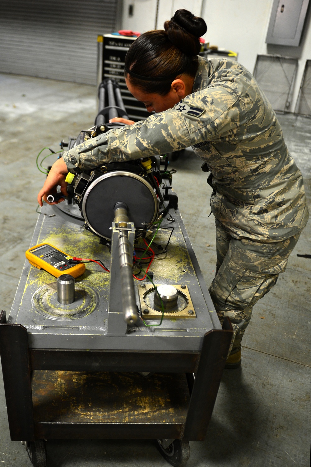Armament Airmen lay down the steel