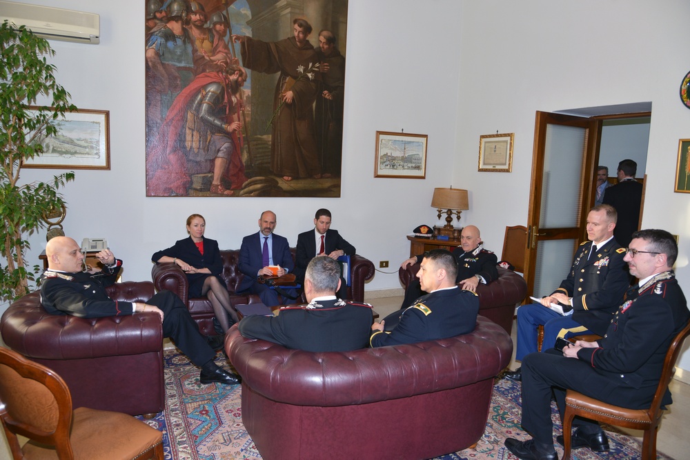 Ms. Kelly Degnan visits at Center of Excellence for Stability Police Units (CoESPU)Vicenza, Italy