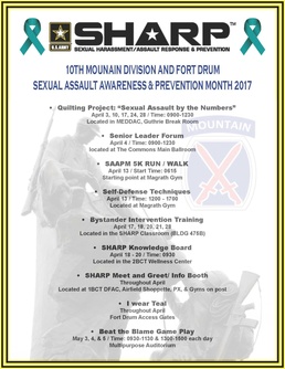 Sexual Assault Awareness and Prevention Month Events