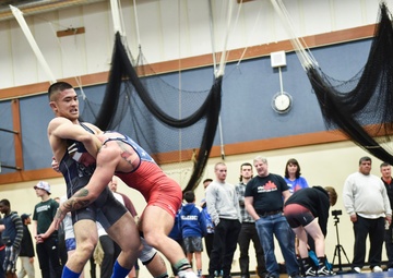 Bahrain Sailor wrestles All-Navy