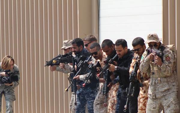 Senior Airman Broadcast Journalist Covers The Action - Eagle Resolve 2017