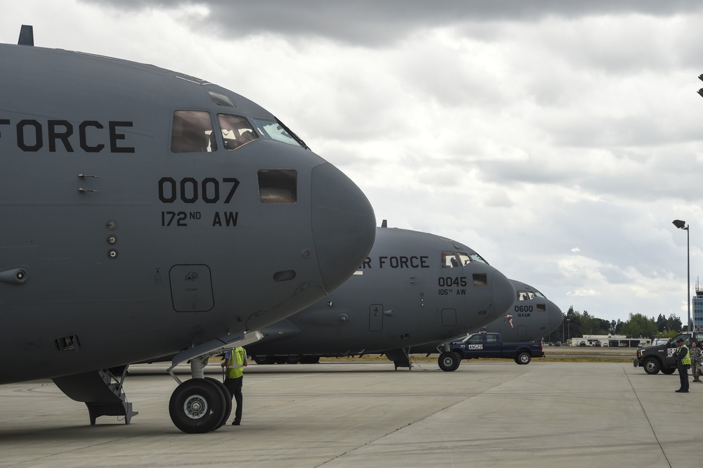 144th Figher Wing, California Air National Guard participates in Sentry Aloha 17-03.