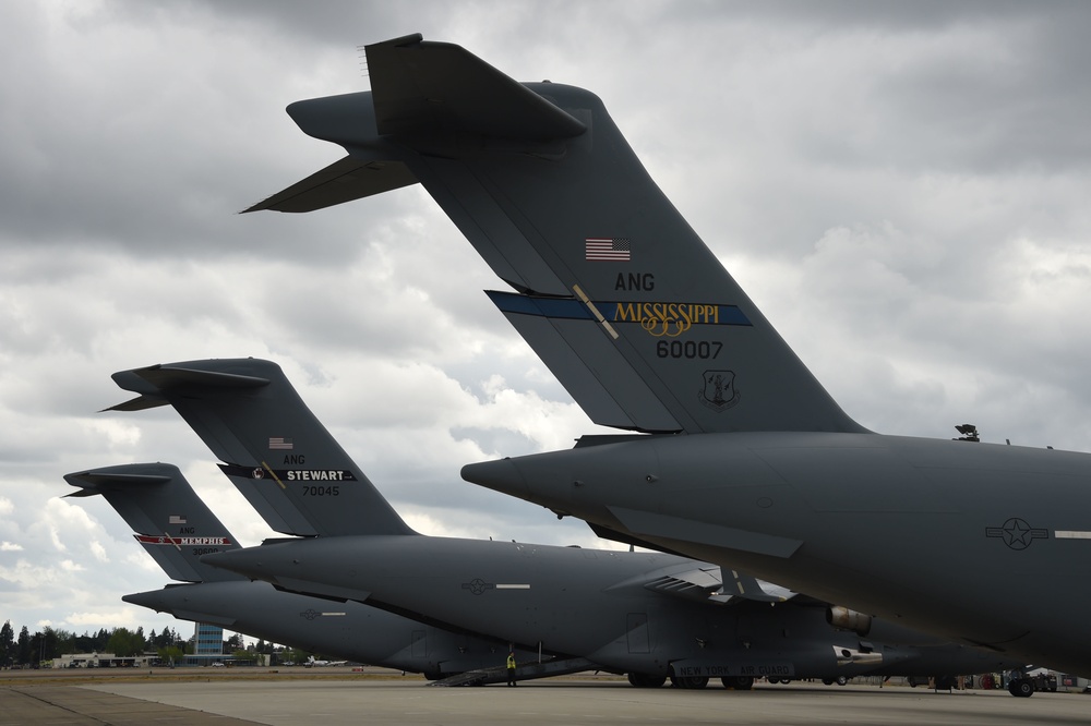 144th Figher Wing, California Air National Guard participates in Sentry Aloha 17-03.