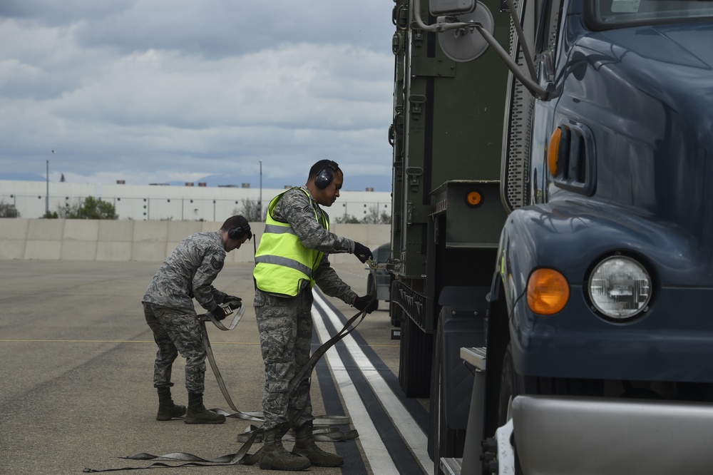 144th Figher Wing, California Air National Guard participates in Sentry Aloha 17-03.