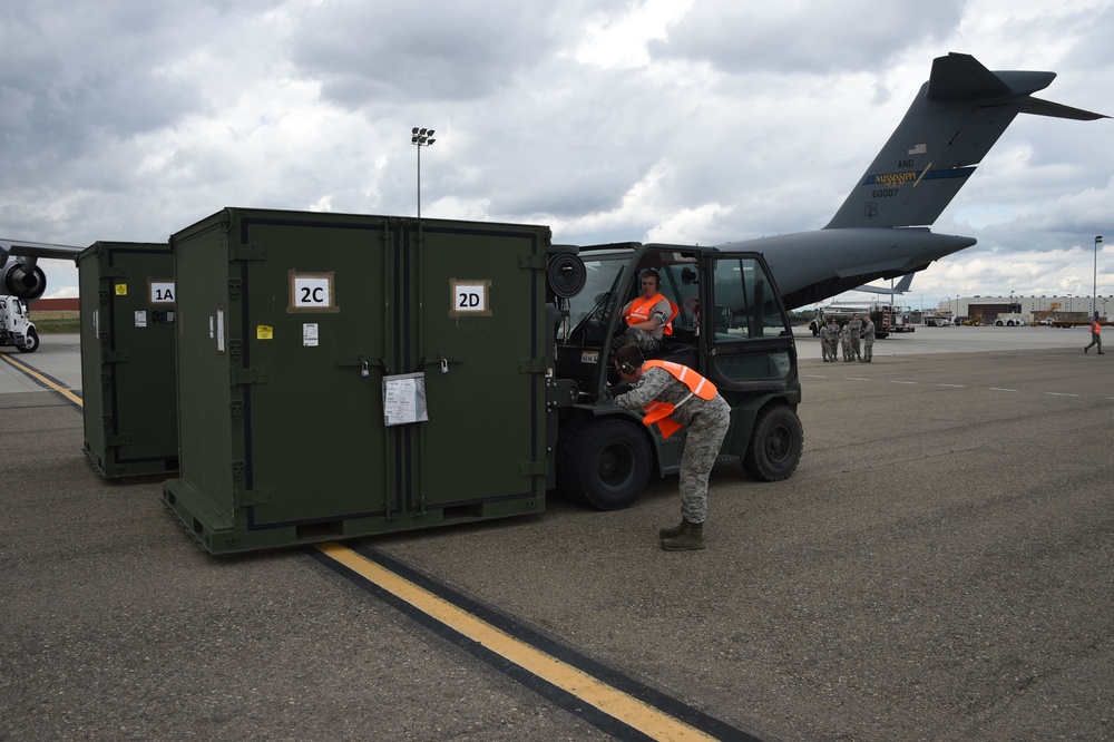 144th Figher Wing, California Air National Guard participates in Sentry Aloha 17-03.