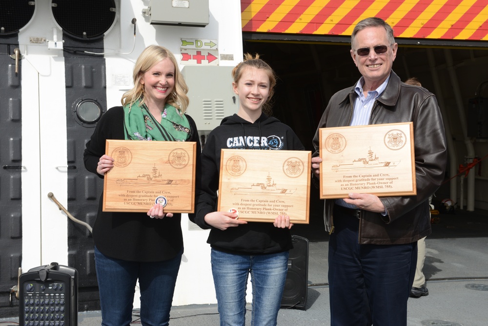 Coast Guard Cutter Munro commissioning ceremony tour