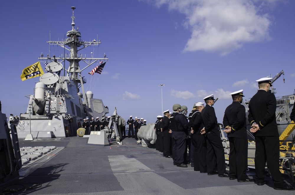 USS Dewey Departs San Diego as Part of Sterett-Dewey Surface Action Group